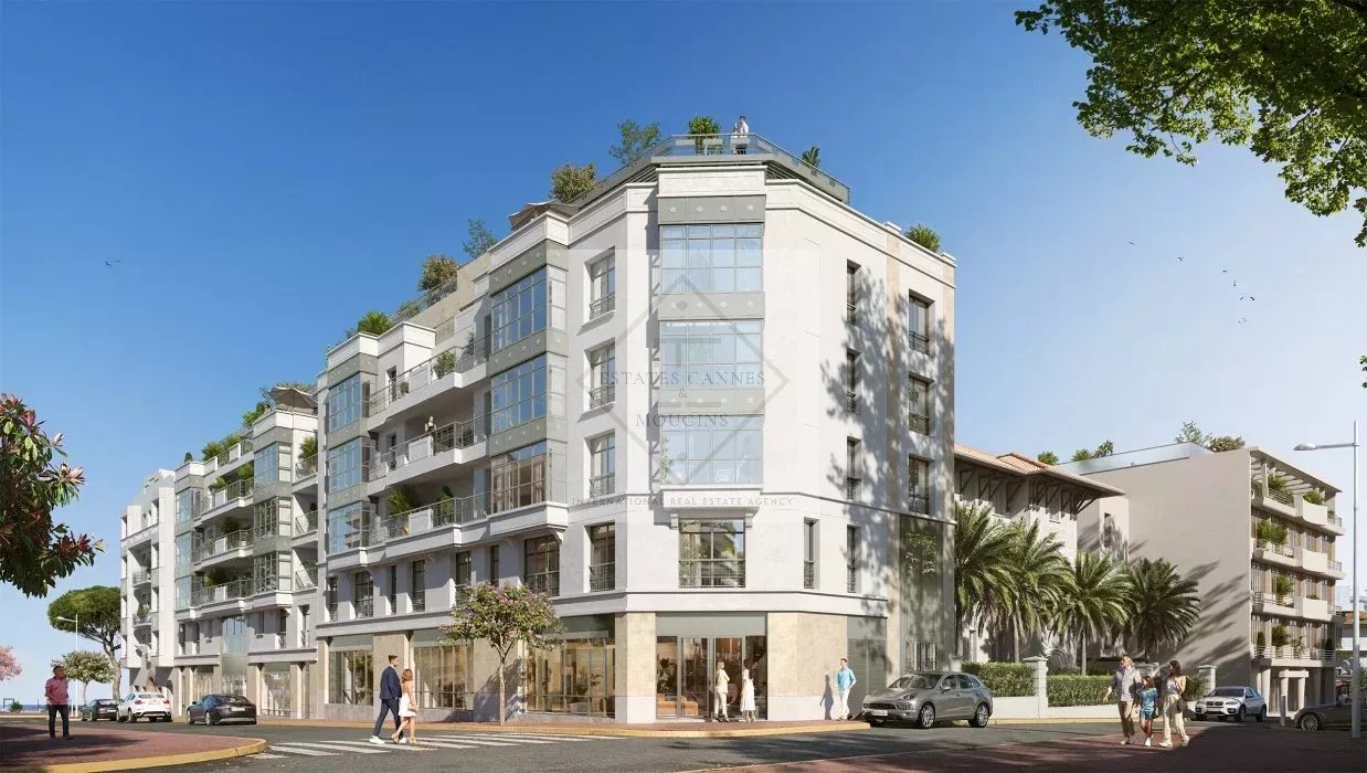 Juan-les-Pins – studio neuf en résidence première ligne face à la mer